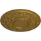 Ekena Millwork Jackson Ceiling Medallion (Fits Canopies up to 13 1/2"), Hand-Painted Gold, 32 3/4"OD x 2 1/2"P CM32JAGLS - alternate 4